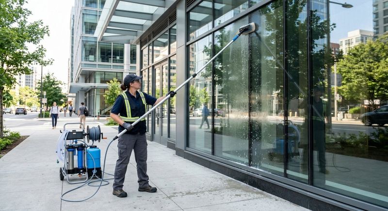 Commercial Window Washing in Denver County, CO