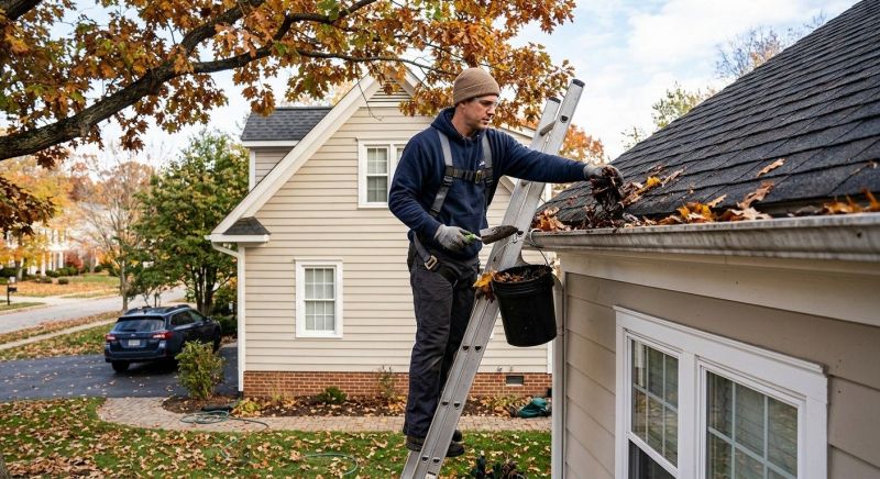 Gutter Pine Needle Removal in Annapolis, MD