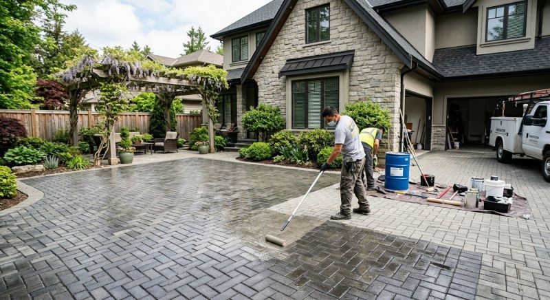Porch Concrete Sealing in Gig Harbor, WA