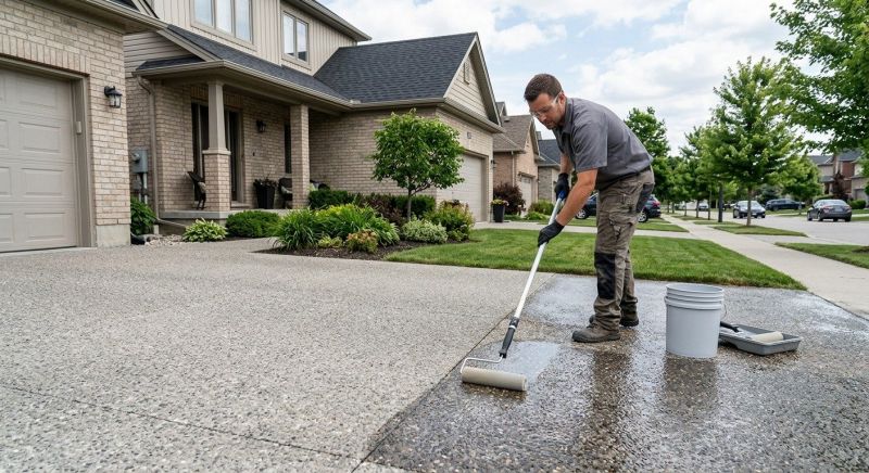 Stamped Concrete Sealing in Gig Harbor, WA